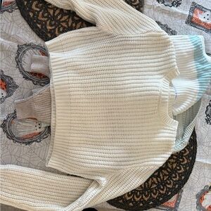 Full Tilt Cream Knit Sweater